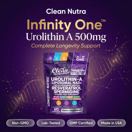 Infinity One Urolithin A 500mg + NAD + NR Resveratrol